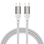 Voltma Premium Cable de Carga de Trenzado de 60W- USB C-C - PHB60CC